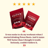 Nature's Sunshine Power Beets – Patented Nutrient Blend of Beet Root Powder and Nutrients to Promote Performance, Mental Clarity, & Vitality – Non-GMO, Soy & Gluten Free – 30 Servings to-Go Packs