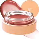 AOU GLOWY TINT BALM Tinted Lip Balm with Natural Gloss Instant Hydration for Chapped Lips 0.12Oz (06 Peanut Balm)