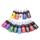 HAWINK Tattoo Ink Set 1/2oz (15ml) Tattoo Supply 14 Colors Pigment Kit Ink