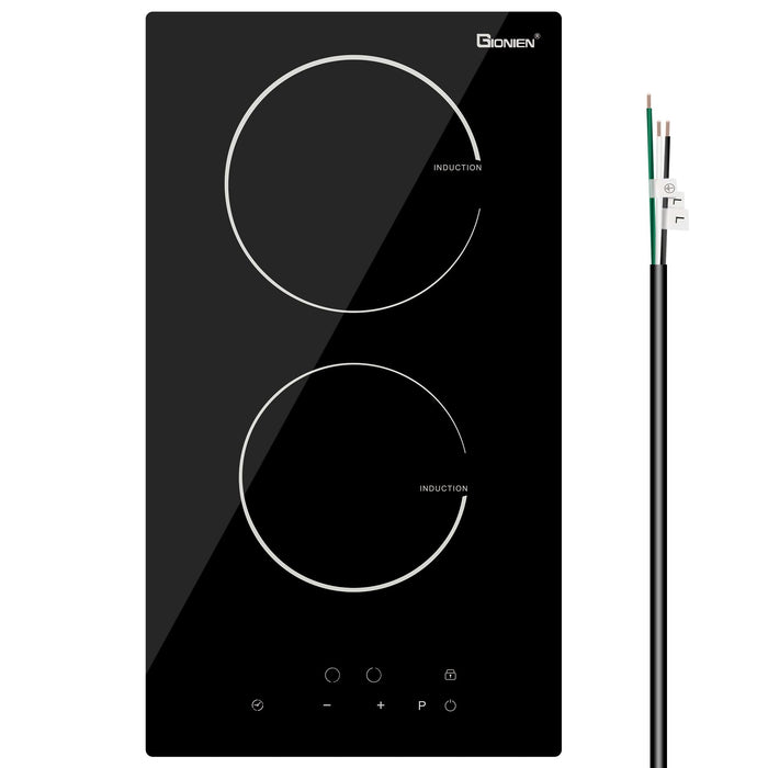 Induction Cooktop 30 Inch,4 Burner Electric Stove with Power Boost Smooth Surface Ceramic Glass,Black,220-240V,Shutdown,Timer,Pause,Child Lock,Drop-in,Hot Plate Cooktop,Electric Induction Burner,7200W