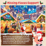 Advent Calendar 2024 Christmas Puzzles: 24 Days Countdown Calendar Jigsaw Puzzles for Kids Adults Boys Girls 1008 Pieces Puzzle Advent Calendar Game Home Xmas Decor - Market