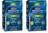 Nature's Way Fortify Daily Probiotic + Prebiotic for Men and Women, 30 Billion Live Cultures, Digestive and Immune Health Support* Supplement, 30 Capsules (Pack of 2)