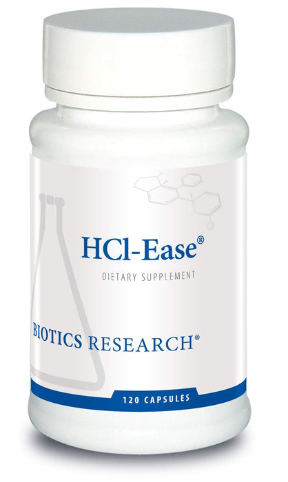 Biotics Research HCl Ease Digestion and Gastric Support Gluten Free Dietary Supplement 12caps