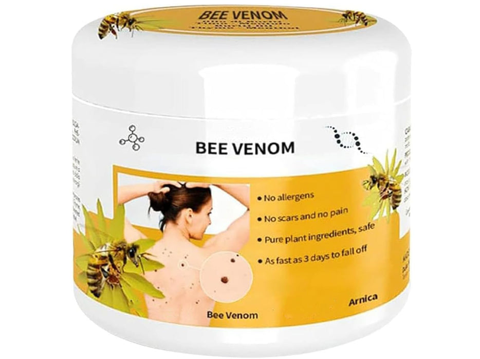 Bee Venom Wart and Tag Remover, Bee Venom Mole and Wart Treatment Cream, Tag Recede Bee Venom for Skin