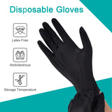 Schneider Black Vinyl Exam Gloves, 4mil, Disposable Gloves Latex-Free, Plastic Gloves for Medical, Cooking, Cleaning, and Food Prep, Surgical Gloves, Powder-Free, Non-Sterile, 1000-ct Case (Small)