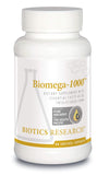 Biotics Research Biomega 1000 Omega 3 Fish Oil Supplement, Highly Concentrated Fish Oil with EPA/DHA, Omega 3 Fatty acids, Supports Immune, Cardiovascular 90 Softgels