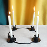 Christmas Advent Wreath Candle Holder Christmas Centerpiece Decoration Advent Ring for Winter Holiday Home Decor