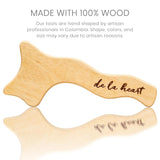 de la heart Wooden Lymphatic Body Massage Tool for Massage Therapy