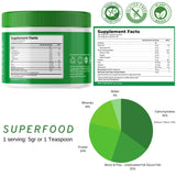 VINATURA Duckweed & Greens Powder - Smoothie Mix with Super Greens: Kale Powder, Spinach Powder, Broccoli, Duckweed Supplement -Superfood Digestive Health, Fiber-Superfood Powder of Wolffia Globosa