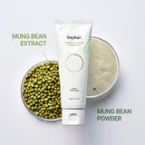 BE-PLAIN Mung Bean Mildly Acidic Cleansing Foam, 80ml, 1 piece