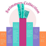 Malibu C Swimmers Wellness Collection - Moisturizing, Shine Restoring Hair Care for Swimmers - Prevents and Protects Hair Discoloration from Pool Elements