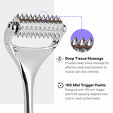 QooWo Massage Roller, Acupuncture Roller for Muscle Pain Relief, Acupressure Massager - Deep Tissue Massage Tool for Hand, Foot, Neck, Arms, Thighs