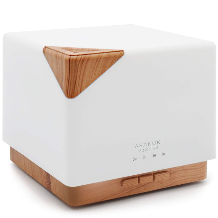 ASAKUKI 700ml Premium Essential Oil Diffuser, 5 in 1 Ultrasonic Aromatherapy Fragrant Oil Vaporizer Humidifier, Timer and Auto-Off Safety Switch, 7 LED