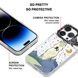 MOSNOVO for iPhone 14 Pro Case, [Buffertech 6.6 ft Drop Impact] [Anti Peel Off] Clear Shockproof TPU Protective Bumper Phone Cases Cover with UFO Design for iPhone 14 Pro