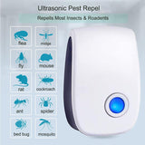 Ultrasonic Pest Repellent 10 Packs,Indoor Pest Repellent, Electronic Plug in Pest Control for Mosquito, Bugs,Roach, Ant, Rodent, Mouse, Spider Repellent for House, Warehouse