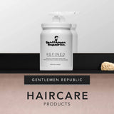 Gentlemen Republic 64oz Refined Gel - Professional Formula for 24 Hour Shine and Hold, Humidity Resistant, 100% Alcohol-Free and Never Flakes, Made in the USA - With Pump