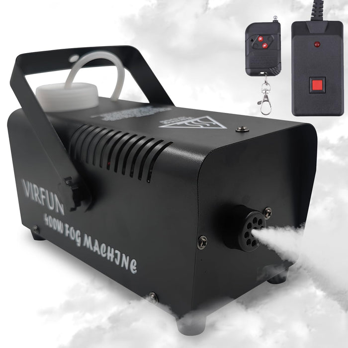VIRFUN Fog Machine, Smoke Machine with Remote Control for Halloween, Party