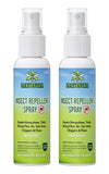 Mosquito Repellent Spray for Body, Made with Plant Essential Oils,Insect Repellent Spray Natural Bug Repellent for Skin DEET-Free Travel Size 2 Fl Oz (2 Pack)