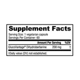 NutraBio Berberine Advanced Supplement (Dihydroberberine), 200 mg - Provides Advanced Absorption Carbohydrate Tolerance Support, 60 Caps