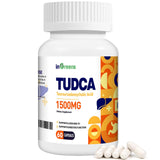 Pure TUDCA Supplement 1500 mg, High Pure Tauroursodeoxycholic Acid Bile Salts, Liver Support for Liver Cleanse Detox and Repair, Non GMO, Easy to Swallow, Made in USA, 60 Capsules