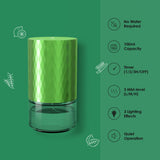 Airversa Waterless Diffuser for Essential Oil 𝟭𝟬𝟬𝗺𝗹 Capacity Battery Operated Aromatherapy Nebulizer Mini Scent Air Machine 1/2/3H/Continous 3 Mist Level 3 Lighting Effects(Scenta Shine Lime)