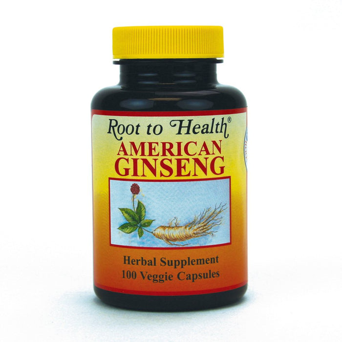 Hsu's Ginseng SKU 1001 | American Ginseng Capsules 100ct| Cultivated Wisconsin American Ginseng direct from Ginseng Gardens | 500 mg 100 ct capsules bottle