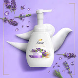 Dove Foaming Hand Wash Lavender & Rice Milk Pack of 4 Protects Skin from Dryness, More Moisturizers than the Leading Ordinary Hand Soap, 10.1 oz