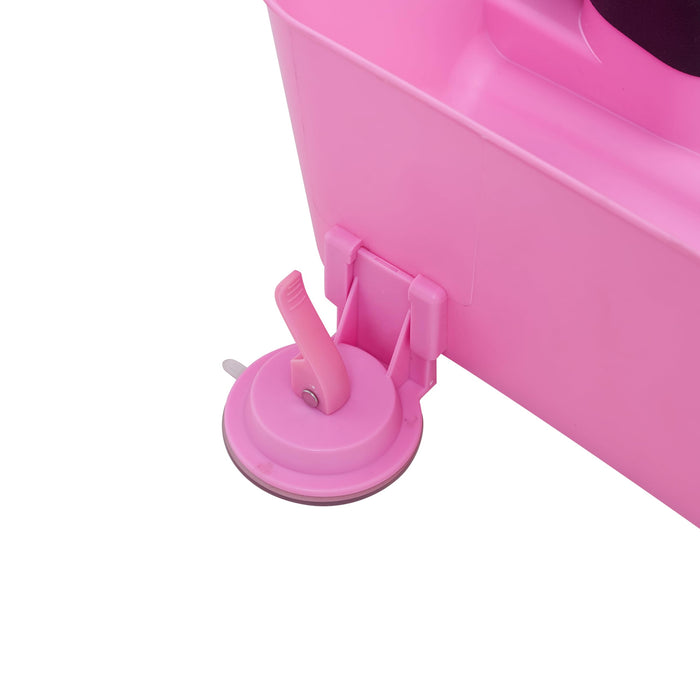 Portable Shampoo Basin for Children,The Elderly,Pregnant Woman,Friends Tear Free Hair Wash at Home(Pink)