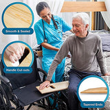 DMI Transfer Board and Slide Board, FSA Eligible, Made of Heavy-Duty Wood for Patient, Senior and Handicap Move Assist and Slide Transfers, Holds up to 440 Pounds, 2 Cut out Handles, 30 x 8 x 1