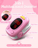 Baby Pulse Oximeter for Kids-Pulse Oximeter Fingertip Baby Oxygen Monitor Infant Spo2 Pulse Monitor,Compatible with iOS Android,Suitable for Children Infant Kids Baby