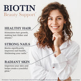 Puregen Labs Biotin 10,000 MCG Supports Healthy Hair, Skin & Nails - High Potency Beauty Support - Non-GMO, Gluten Free | 360 Vegetarian Tablets