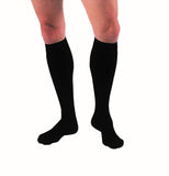 JOBST forMen Knee High 15-20 mmHg Compression Socks, Closed Toe, X-Large, Black