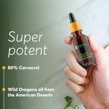 Oil of Oregano, Sierra Organics, Super Strength 80 Carvacrol- 30ml - Immune System Support - Certified Organic, Wild Oregano -Super Strength - Non-GMO