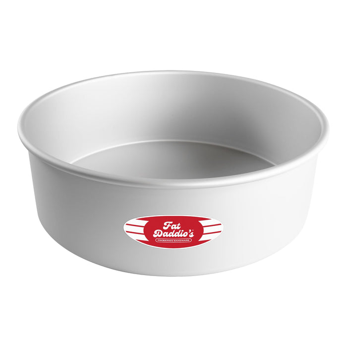Fat Daddio's Round Cake Pan, 12 x 4 Inch, Silver