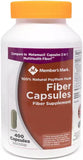 Member's Mark 100% Natural Psyllium Husk Fiber Capsules, Digestive Health, 400 Count (Pack of 1)