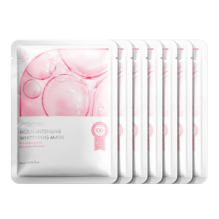 JEALOUSNESS Multi-Intensive Whitening Facial Mask 7pcs