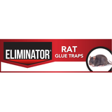 ELIMINATOR Rat Mouse Glue Trap 2 Pack Total of 4 traps no bait required Humane