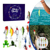 Fishing Advent Calendar, Fishing Christmas Countdown, 24 Days Fishing Lure Set, 2023 Xmas Surprise Gift for Fishing Lover Fisher Adult Men Teen Boys Father Boyfriend Grandpa