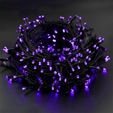 Twinkle Star 33 FT 100 LED String Lights, Plug in String Lights 8 Modes Waterproof for Indoor Outdoor Christmas Tree Wedding Party Bedroom (Purple, 33 ft)