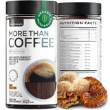 Mushroom Coffee - 9 Mushroom Adaptogen Mix - Lion's Mane, Chaga, Turkey Tail, Reishi, Shiitake - Instant Mushroom Coffee for Gut Health, Immunity and Brain Boost - Keto-Friendly - 105 Servings