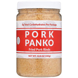 Pork Panko - 0 Carb Pork Rind Bread Crumbs - Keto and Paleo Friendly, Naturally Gluten-Free and Carb-Free (12oz Jar)