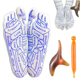 Reflexology Socks,Reflexology Socks with Massage Tool,Foot Reflexology Socks Pressure Point Socks for Foot Massage (Women, 1 Pair)