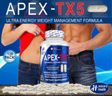 APEX-TX5 Weight Management Dietary Supplement 120 White Blue Red Speck Tablets Manufactured in the USA Highest Professional Quality