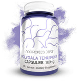 Nootropics Depot Polygala tenuifolia Capsules | 100mg | 180 Count | 20:1 Extract | Yuan Zhi | Promotes Cognitive Function, Learning and Memory | Supports Healthy Stress Levels | Adaptogen Supplement