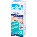 TEARS AGAIN Sensitive XL eye spray for burning and watery eyes, 20 ml solution