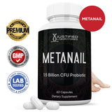 Justified Laboratories Metanail 1.5 Billion CFU Probiotic Nail Support 60 Capsules