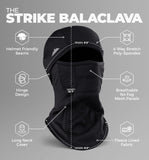 Tough Headwear Balaclava Ski Mask - Winter Face Mask for Men & Women - Cold Weather Gear for Skiing, Snowboarding & Motorcycle Riding (Black)