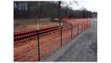 BOEN 4' x 50' Orange Temporary Fencing, Mesh Snow Fence, Plastic, Safety Garden Netting, above Ground Barrier, for Deer, Kids, Swimming Pool, Silt, Lawn, Rabbits, Poultry, Dogs