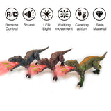 Remote Control Dinosaur Toys for Kids 5-7, 8-12, 10-12, Electronic RC T Rex Dino Robot Toy for Boys, Top Christmas & Birthday Gifts for 6 7 8 9 10 11 & 12 Year Old Boys (3-5 Colors: Brown)