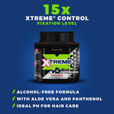 Xtreme Performance Black Styling Hair Gel with Aloe Vera, 8.82 oz Jar (Pack of 12)